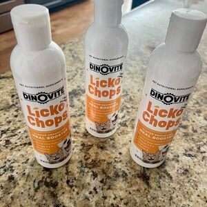 3 - Dinovite Lickochops Meal Booster for cats / dogs